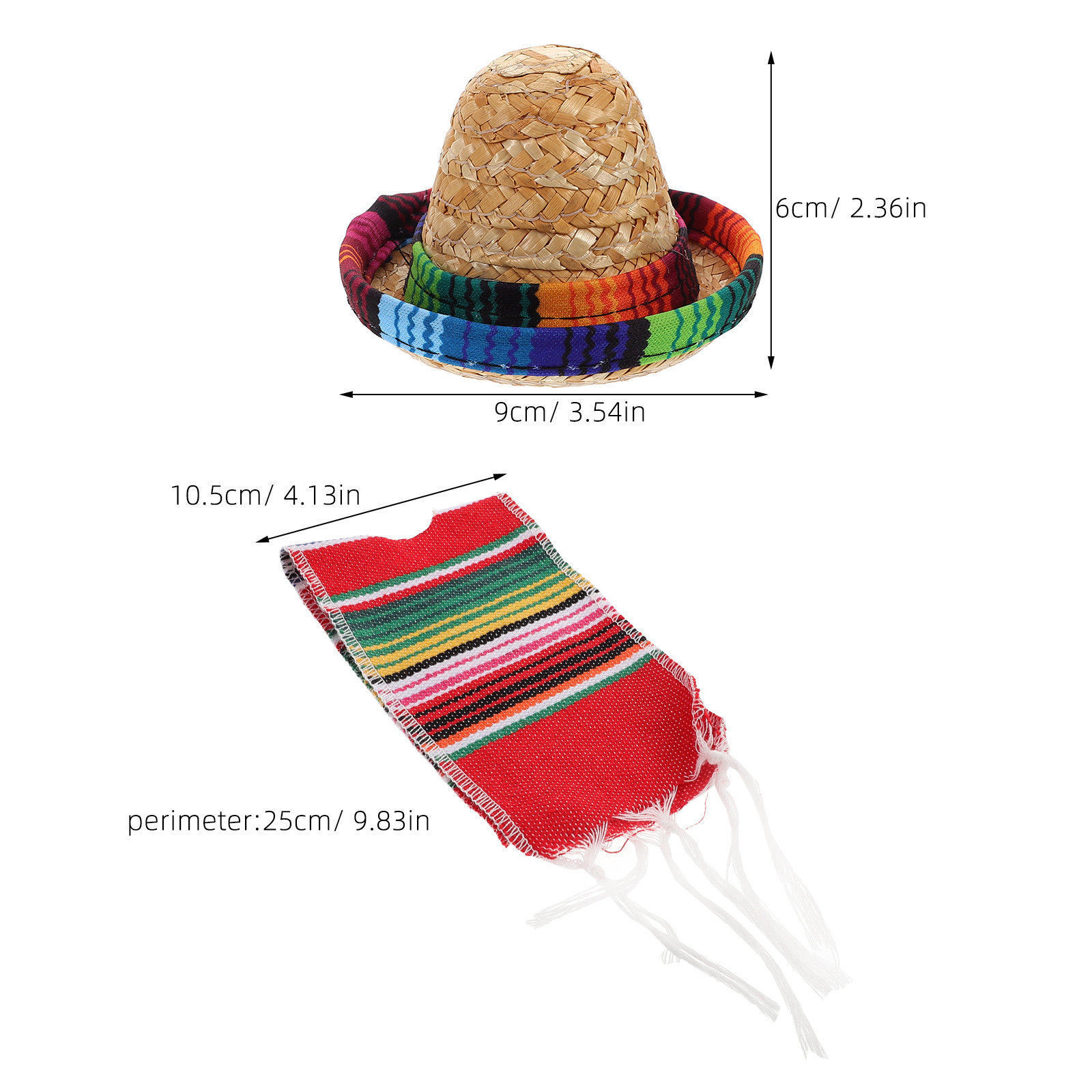 1 set Mexicaanse feestflesdeco - Wine Beer Hat recensie en prijs