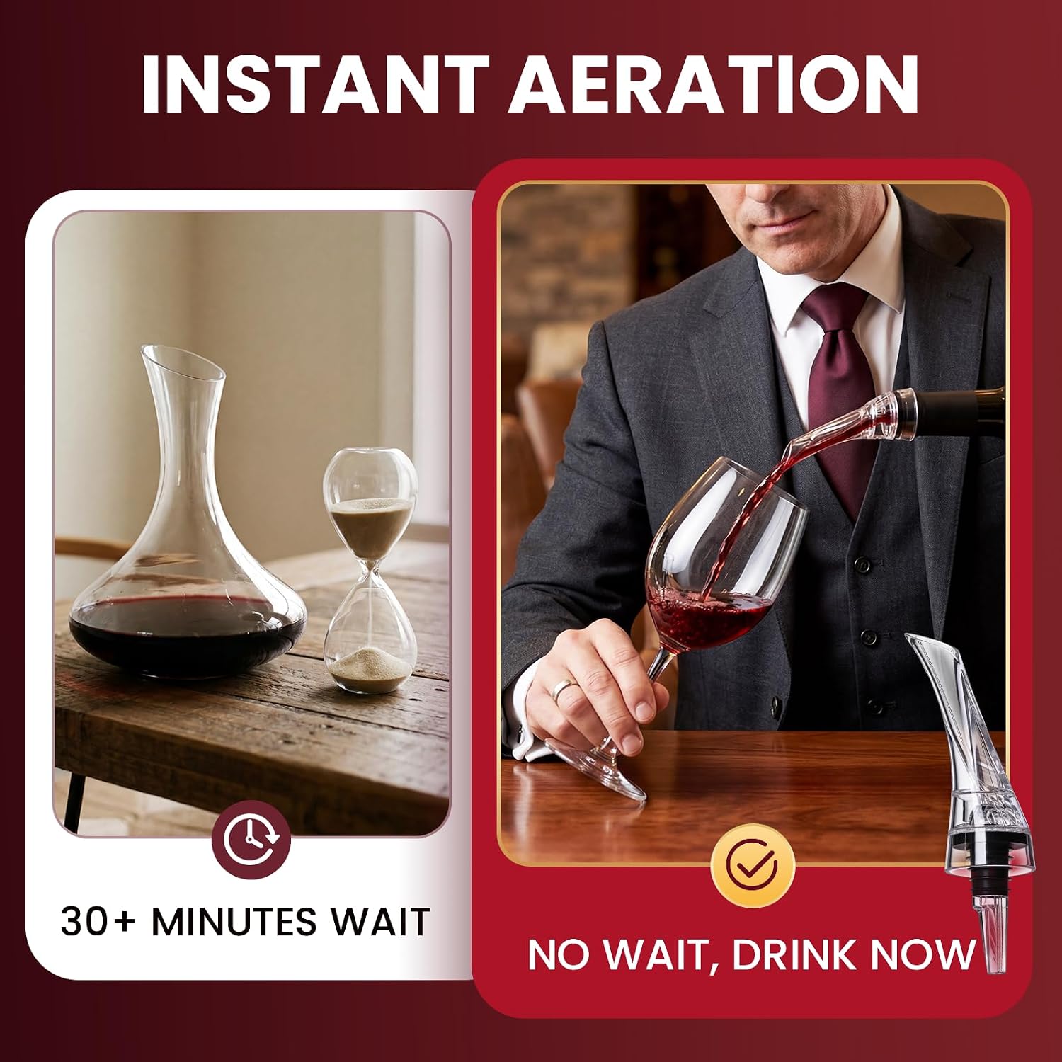 1 stuk Magische Wijnkaraf Wijn - Wine Aerator Pour recensie en prijs